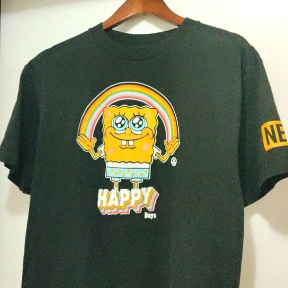 Neff Sponge Bob T-Shirt - Picture 1 of 6